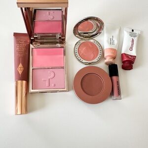 Blush bundle (Charlotte Tilbury, Patrick Ta, Glossier, Chantecaille, etc)